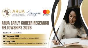 ARUA Early Career Research Fellowships 2026