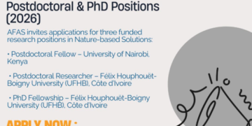Opportunités Doctorales et Postdoctorales — African Climate and Environment Centre — Future African Savannas (AFAS) 2026