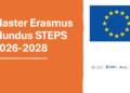 Bourse Erasmus Mundus Joint Master Degree (EMJMD) STEPS en Europe 2026 : opportunité internationale entièrement financée